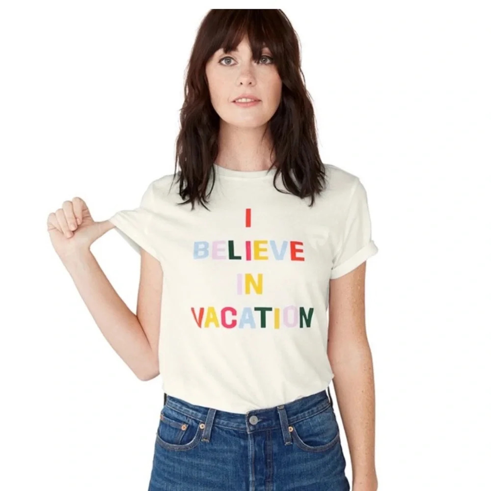 Ban.do|| Like New,I believe in vacation T-shirt.Size Small